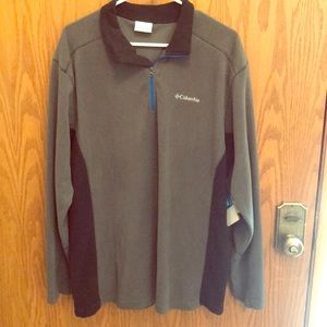 Mens NWT Columbia 1X Quarter ZIP Pullover